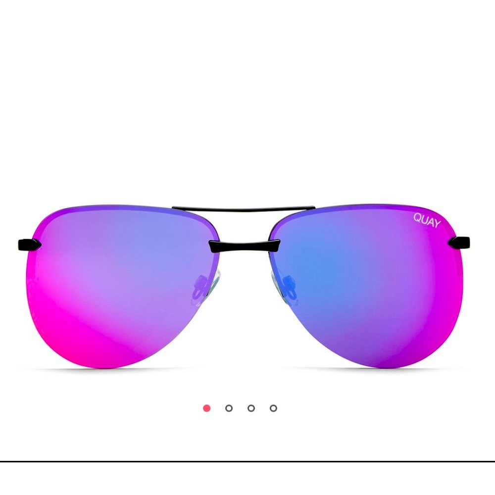 QUAY The Playa Pink Aviator Sunglasses *Brand new*